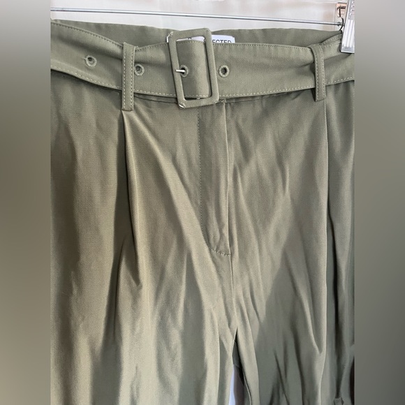 High waisted olive green pants - Picture 4 of 4